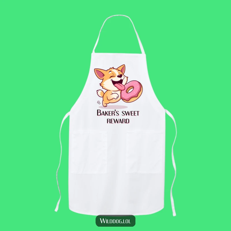 Funny Dog Chef Apron: Hilarious Treat Chaser's Companion!