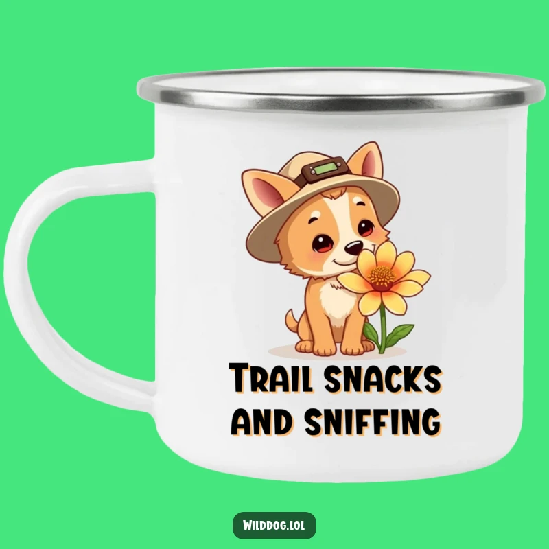 Funny Explorer Dog Camping Mug - Hilarious Trail Companion