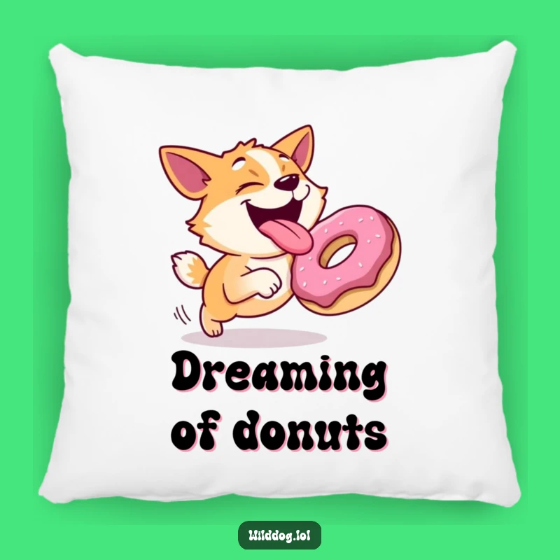 Funny Dog Pillow: Hilarious Comfort for the Treat Loving Soul!