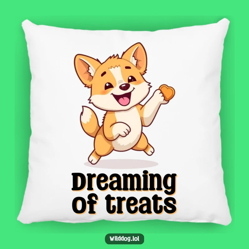 Funny Wild Dog Treat Jump Pillow: Cozy Canine Joy for a Perfect Gift