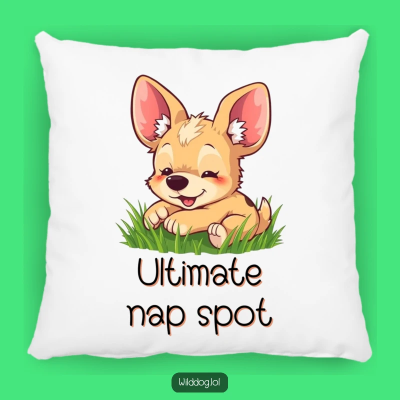 Funny Big-Eared Dog Grass Roll Pillow - Comfy Cuddles with Charm