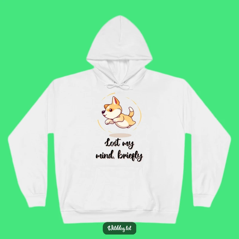 Funny Dog Tail Chase Hoodie: Cozy Dizzy Dog Sweatshirt, Perfect Humorous Gift