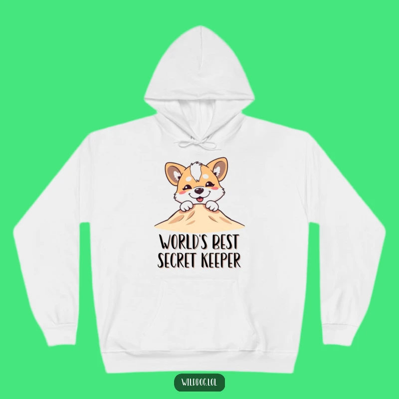 Funny Grinning Dog Hoodie: Cozy Silly Pup Sweatshirt, Hilarious Comfort