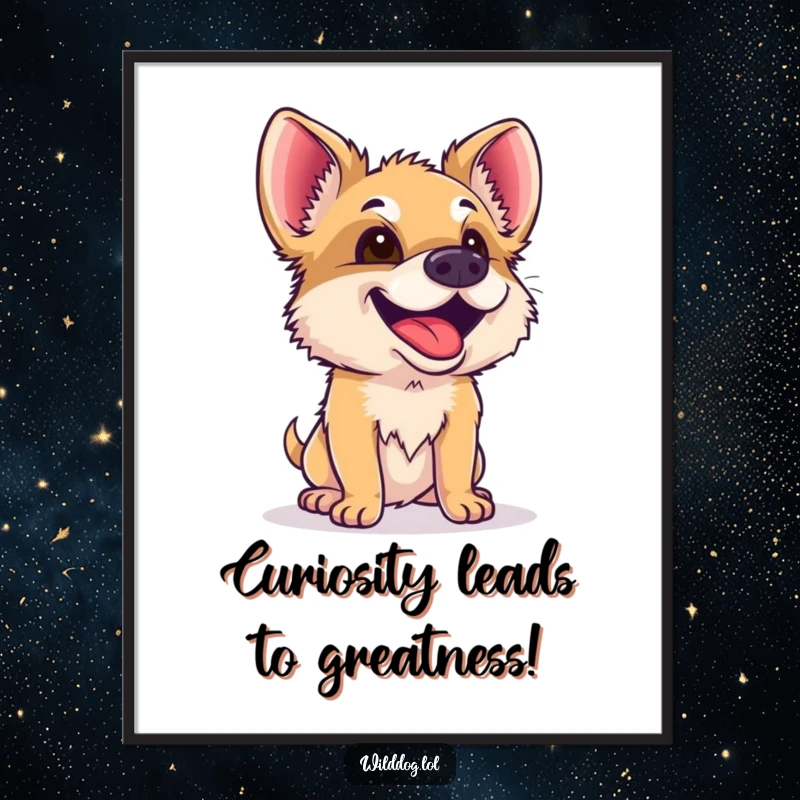 Funny Free Printable Wall Art: A dog with a keen nose sniffs the air, capturing a moment of pure, curious delight.