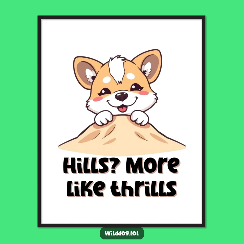 Free Printable Wall Art: Silly Dog Grin Peek, Curious Downloadable Art