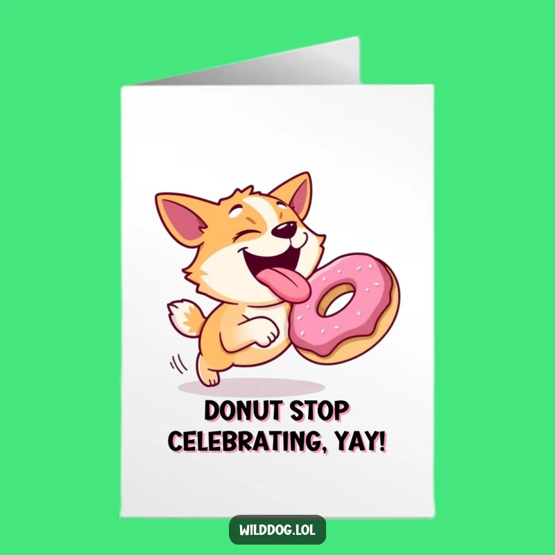 Free Printable Dog Congrats Card: Funny Treat Goal Downloadable Gift