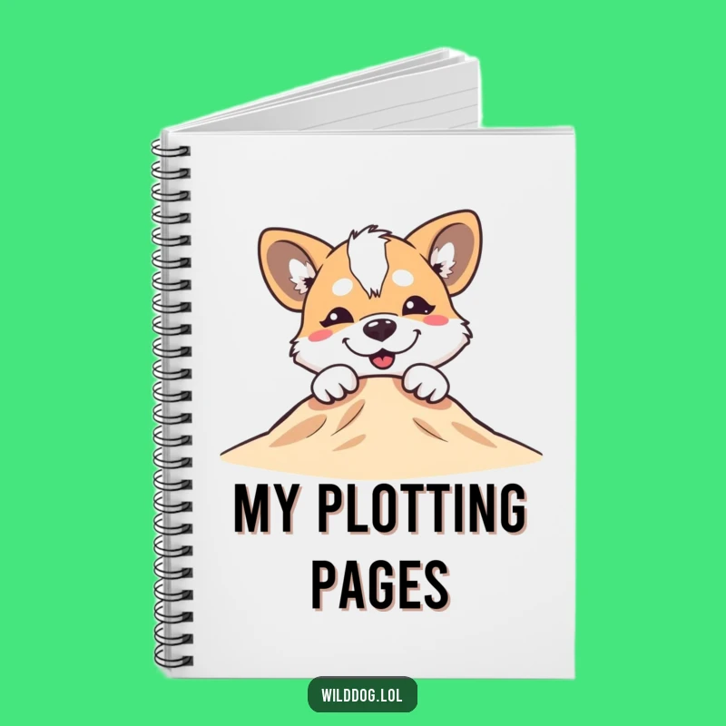 Funny Grinning Dog Notebook: Silly Pup Journal, Hilarious Stationery