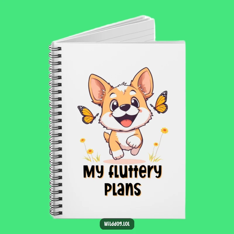 Funny Wild Dog Notebook: Joyful Chase Journal, Perfect for Happy Notes