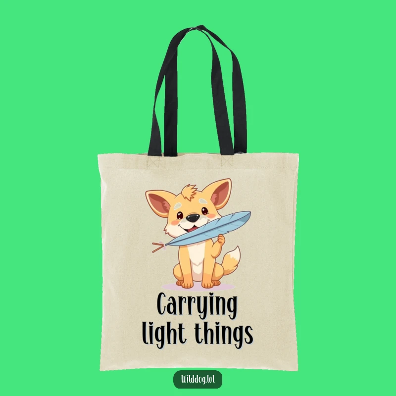 Funny Dog Balancing Tote Bag - Practical & Hilarious for Everyday Zen